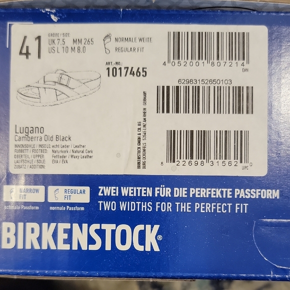 Birkenstock Women's Black Cross-Strap Sandals - Picture 7 of 7